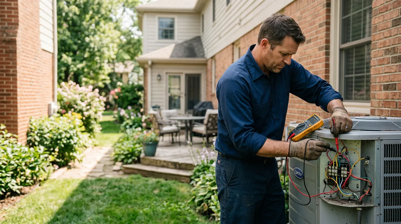 HVAC technician working near Bristol, NH